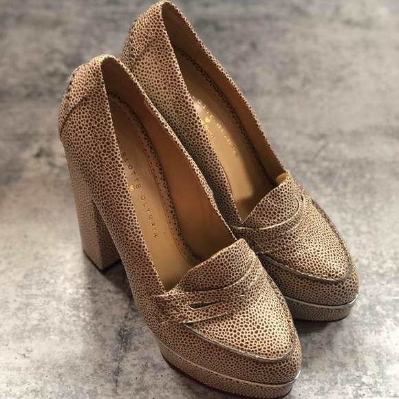 Charlotte Olympia Shoes - Charlotte Olympia Platform Loafers 40